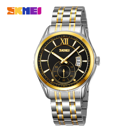 Skmei Watch for Men Fashion Business Multifunction Quartz Watch Waterproof Luminous Men's Watch 9319 03