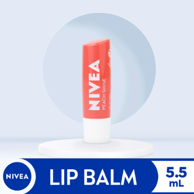 NIVEA Lip Care Peach Shine Lip Balm 5.5ML