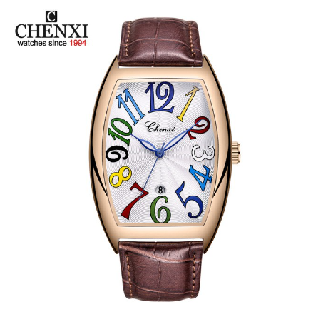 CHENXI CX-8217 Men Watches Top Brand Luxury Quartz Watch Men's Leather Waterproof 30M Watches Business Fashion Date Male Clock M1