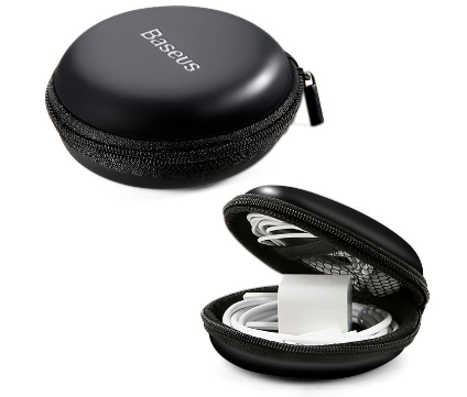 Baseus Earphone Portable Storage Bag Disk Case For Cable Earphone
