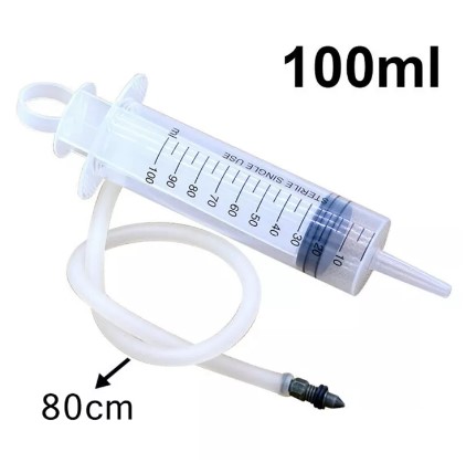 One Set of 100ml Motorcycle Reverse Brake Bleed Injector