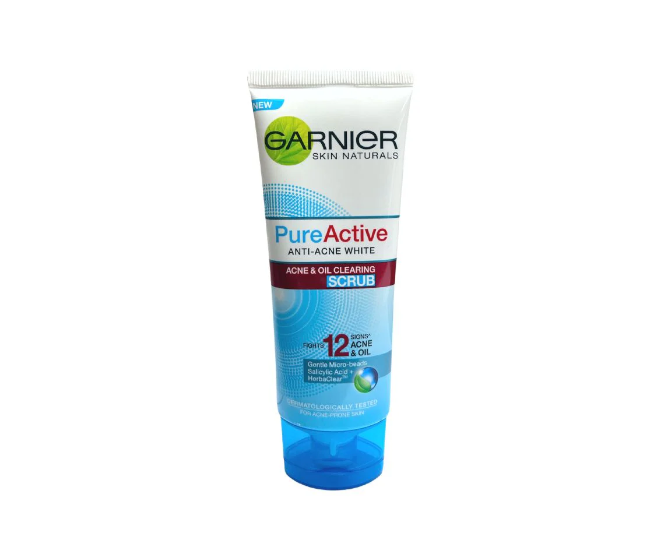 Garnier Pure Active Scrub - For Acne Prone Skin, Cleanser, Skin care 100ml
