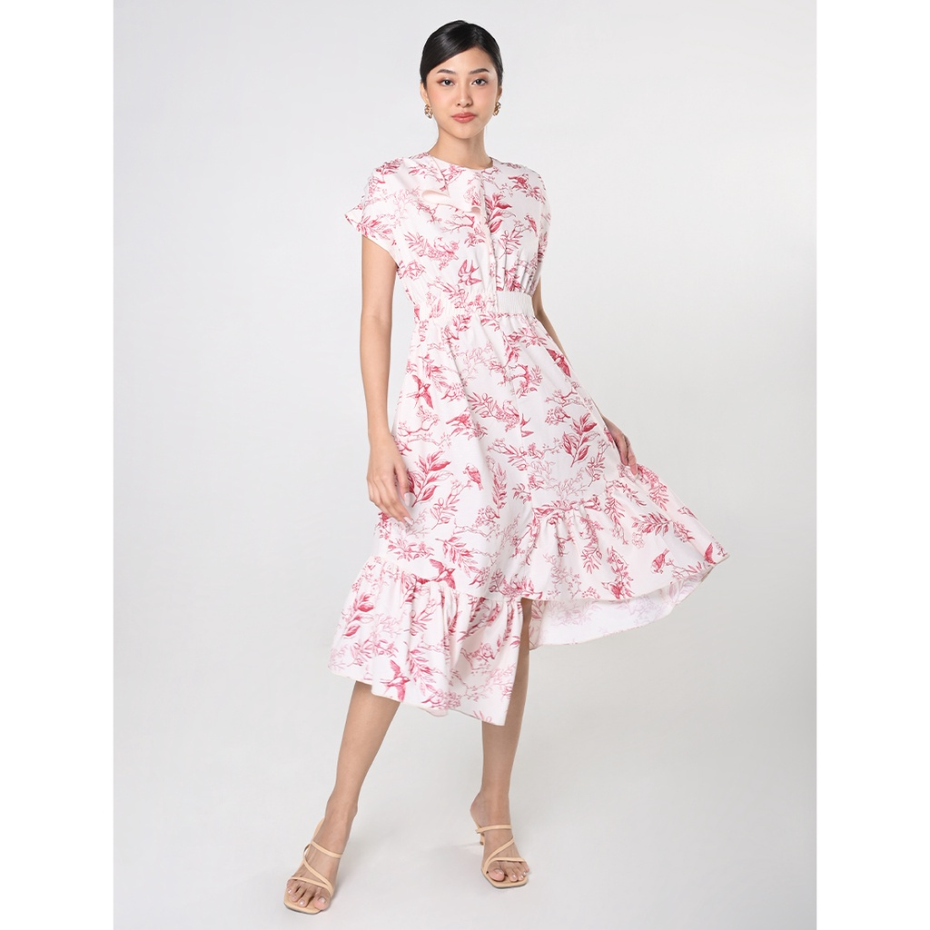 Secret Garden Julia Short Sleeve Dress (Multi)