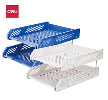 Deli 9208 File Organizer- Two Layer Document Tray (1PC) [75219208]