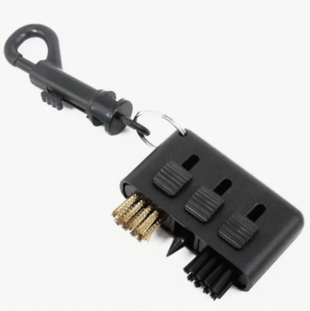 3-In-1 Golf Club Groove Putter Wedge Ball Cleaning Brush Cleaner Portable Spikes Pocket Kit Tool Golf Training Aids Accessories