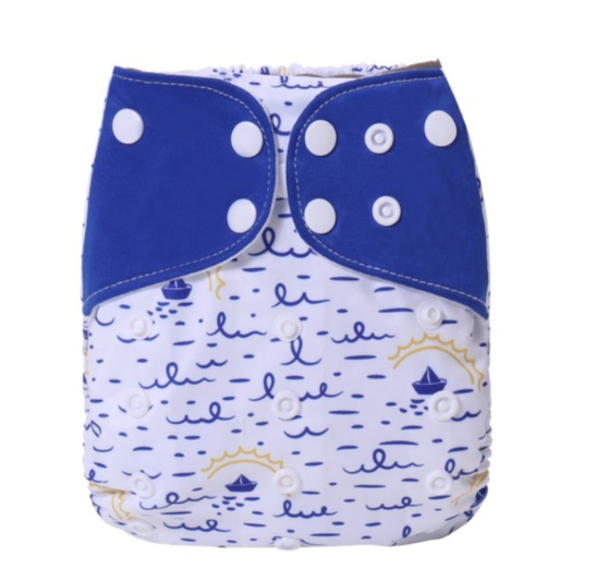 Ready Stocks Waterproof Reusable Digital Printed One Size Pocket Cloth Diaper CD30