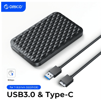 Orico Hdd Enclosure 2.5inch Type C USB3.0