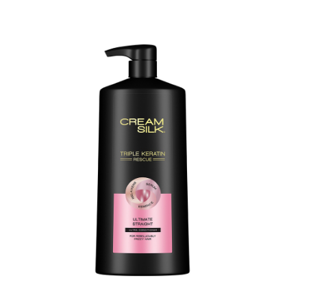 Cream Silk Triple Keratin Rescue Conditioner Ultimate Straight 900ml