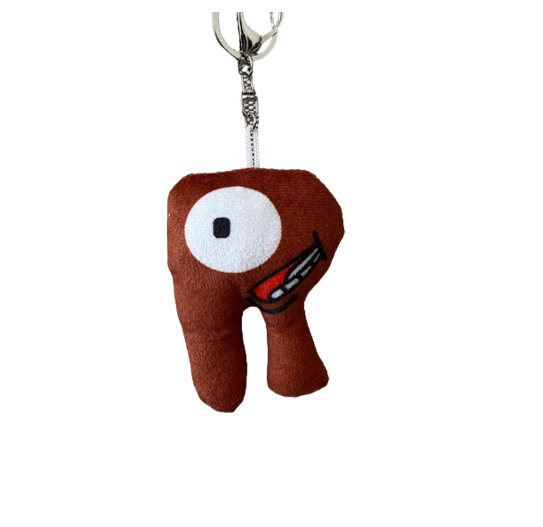 10cm Alphabet Lore Plush Pendant Doll Baby Educational Toy Home Decor Xmas Gift R