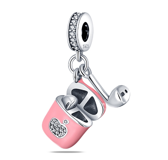 Genuine 925 Silver Little Boy Fox Rose Pyramid Mummy Charms Fit Original Charm Bracelets Diy Moon Cat Schnauzer Pendant For Jewelry S25