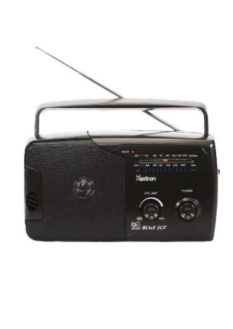 Astron Blueice Portable AM/FM Radio