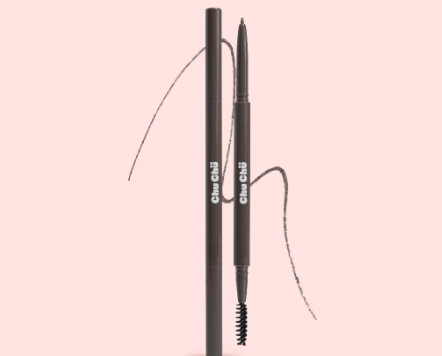 Chu Chu Beauty Skinny Brow Pencil In Gray Brown
