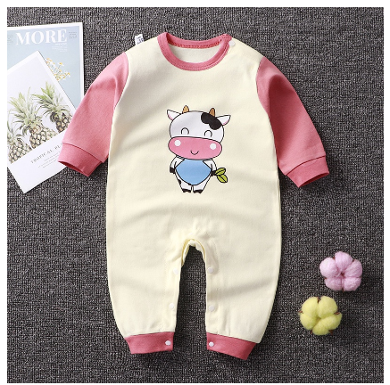 Ready Stock Baby Rompers Jumpsuit Cartoon Animals Newborn Infant Cute Baby Boy Girl Clothes BC4
