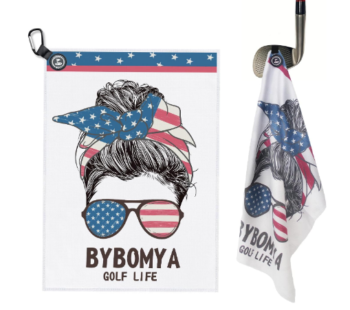 Magnetic Golf Towel for Men Microfiber Waffle Pattern Magnetic Golf Towel with Clip and Marker Water Absorption Quick Dry Magnet Golf Towel Strong Hold to Golf Carts or Clubs