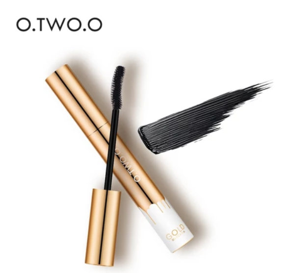 O.TWO.O Gold Mascara Waterproof Long Lasting Curling Eyelashes Extension Black Color Beauty Cosmetic