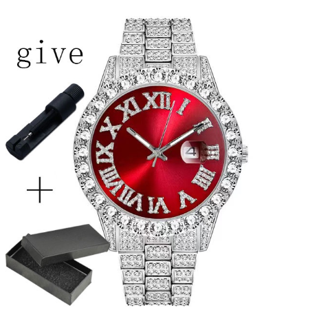 Binbond Original Luxury Men's Fashion Watch Waterproof Calendar Stainless Steel Men's Watch M4