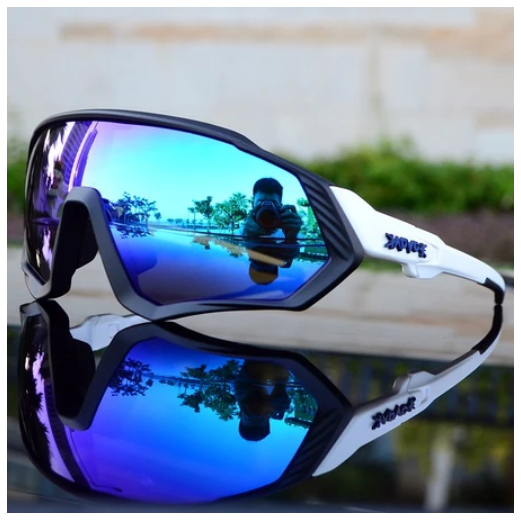 Kapvoe Cycling Glasses Outdoor Sports Shade Goggles UV400 Bicycle Bike Sunglasses Fashion Polarized Glasses KG2
