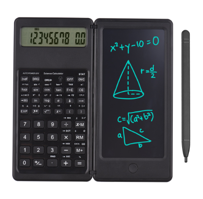 Calculator with LCD Writing Tablet Desktop Calculators 10 Digits Display with St