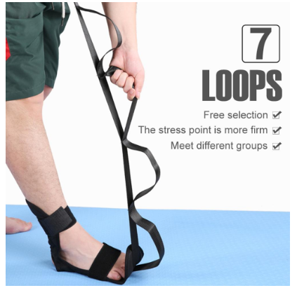 Yoga Flexibility Stretching Leg Stretcher Strap for Ballet Cheer Dance Gymnastics Trainer Yoga Flexibility Leg Stretch Belt