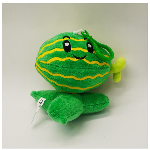 10cm Plants vs. Zombies Plush key chain PVZ Plush Doll Pendant Peashooter Sunflower Ice Dolls Zombie Rag Accessories Doll PVZ4