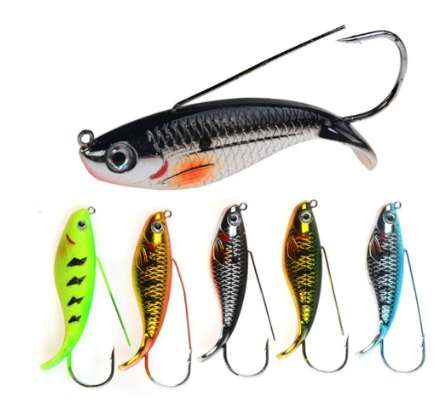 1Pc VIB Fishing Lure 8.5cm 21.2g Anti Grass Fishing Wobbler Isca Artificial Bait Hard Lures Laser Body Lifelike Fish Tackle