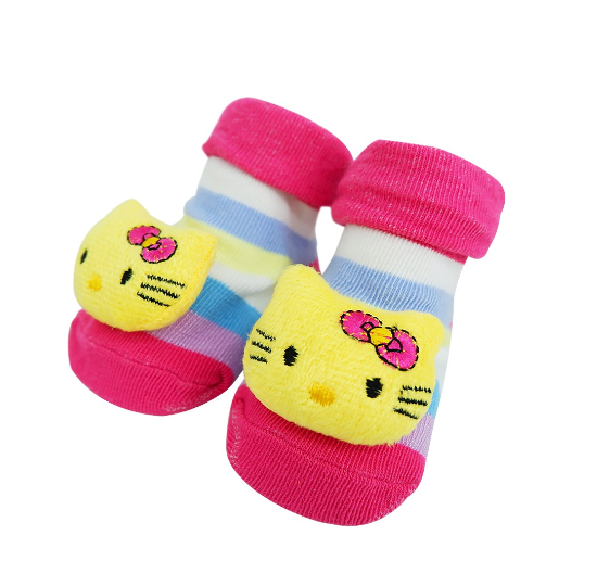 Anti-Skid Animal Character Baby Shoes Sock for Newborn S7
