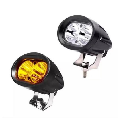 Speed MOTO Double Bulb LED for Motorcycle Universal Head Light Waterproof