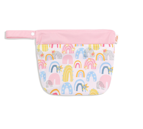 Wet Dry Bag Mini Baby Diaper Bag Nappy Bag 20*28cm Waterproof Reusable Bags Washable Diaper Bag s18