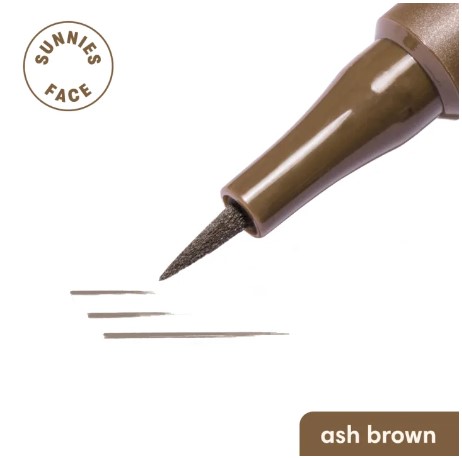 Sunnies Face Lifebrow Micromarker Liquid Brow Pen Ash Brown
