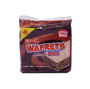 Jack 'n Jill Extra Big Wafrets Choco Brix 24g x 10s