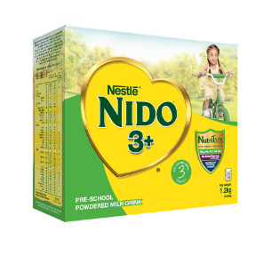 NIDO 3+ Powdered Milk Drink For Pre-Schoolers Above 3 Years Old 1.2kg