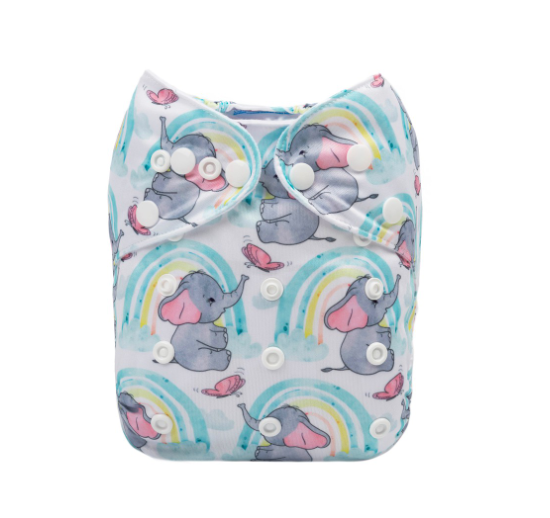 Alva Baby Cloth Diapers Washable Reusable Real Cloth Pocket Nappy Diaper Only D21