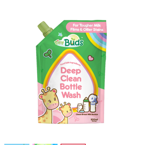 Tiny Buds Deep Clean Baby Bottle Wash (200ml)
