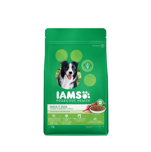 IAMS Proactive Health Premium Dog Food for Adult Dogs Dry Dog Food Chicken 3kg