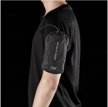 Black Sport Arm Wrist Bag for Running Jogging Cellphone Pack Waterproof Reflective Cellphone Holder