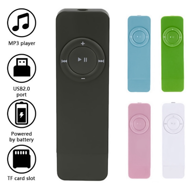 MP3 Player with Bluetooth Music Player Built-in Speaker Support 32GB Micro SD/TF Card