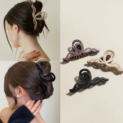 New Large Matte Hair Clip Hair Pin Clamp Headwear Hair Accessory
