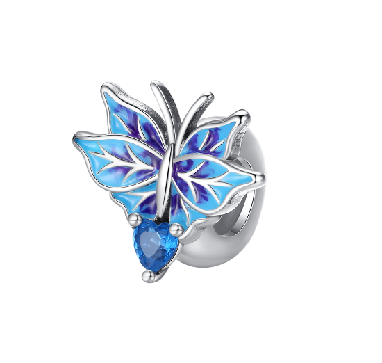 S925 Silver Pandora Same Design Colorful Spring Garden Series Suitable for Original Bracelet s21