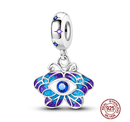 New Arrivals 925 Silver Life Tree Pendants Feather Planet Trunk Travel Girl Charms Beads Fit Original Pandora Charms Bracelet Women DIY Jewelry 005