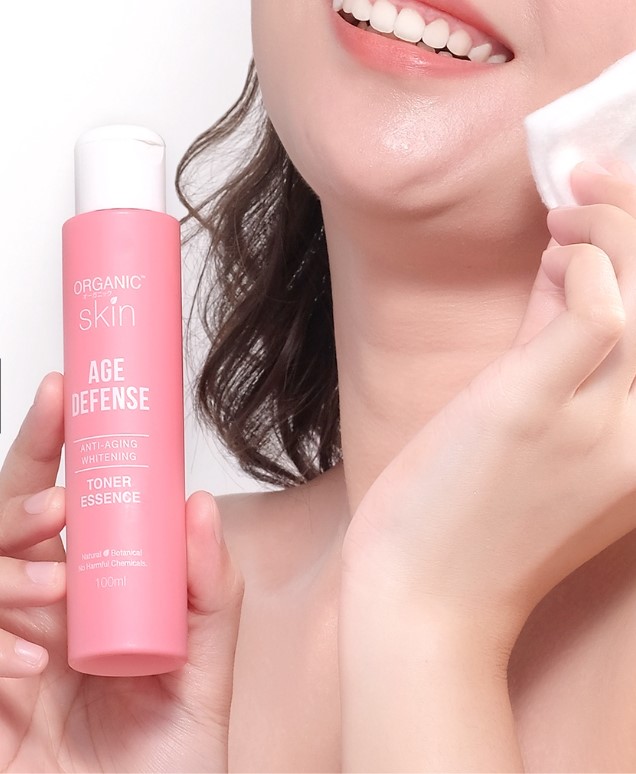 Organic Skin Japan Age Defense Anti-Aging Whitening Toner with Marine Collagen 100ml
