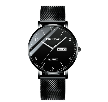 Original Luxury Fashion Waterproof Calendar Trendy Starry Sky Watch Stone Luminous Stainless Steel Watch 05