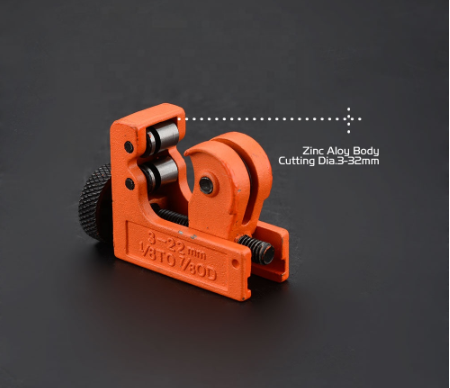 Harden 6-64mm Pipes Cutter Professional Zinc Alloy Body 9crsi Hss Blade Hand Plumbing Tools
