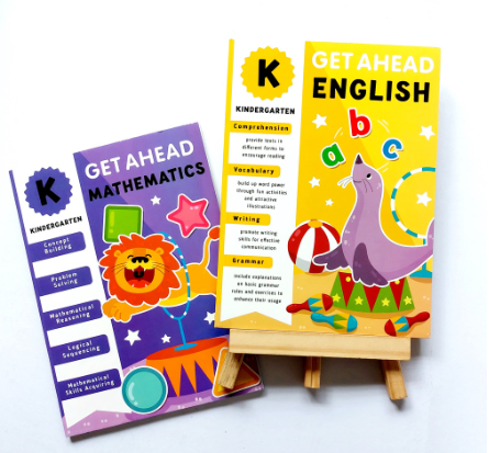 Workbooks for Kindergarten - English and Math for Pre Schoolers