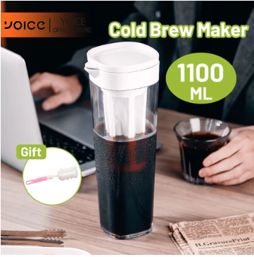 Cold Brew Maker Iced Coffee Pot Coffee Maker Airtight Seal Silicone With Filter Home