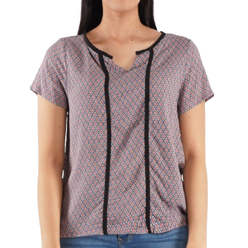 Petrol Basic Woven Ladies Boxy Fitting Shirt Rayon Fabric Trendy fashion 139077-U (Peacoat)