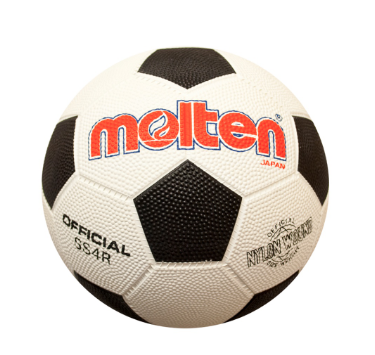 Molten Ss4r Rubber Football Size 4 With Rubber Cover White