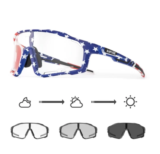 2023 New Photochromic Cycling Glasses Mtb Sunglasses for Men Women Sport Speed Road Mountain Bike Bicycle Cycl Eyewear Goggle PS6