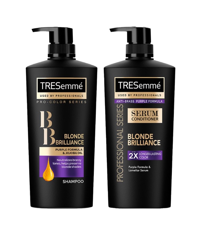 Tresemme Blonde Brilliance Shampoo 620ML plus Serum Conditioner 650ML BUNDLE OF 2
