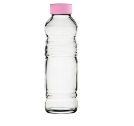 Pasabahce Vita Water Bottle with Screw Cover (80351PNK)
