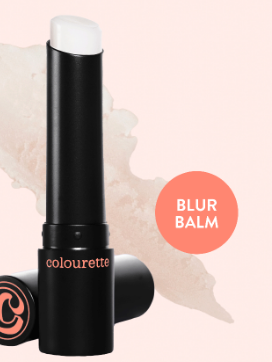 Colourette Blur Balm in Clear  [lipstick, lip primer, lip moisturizer, lip balm, makeup, cosmetics]